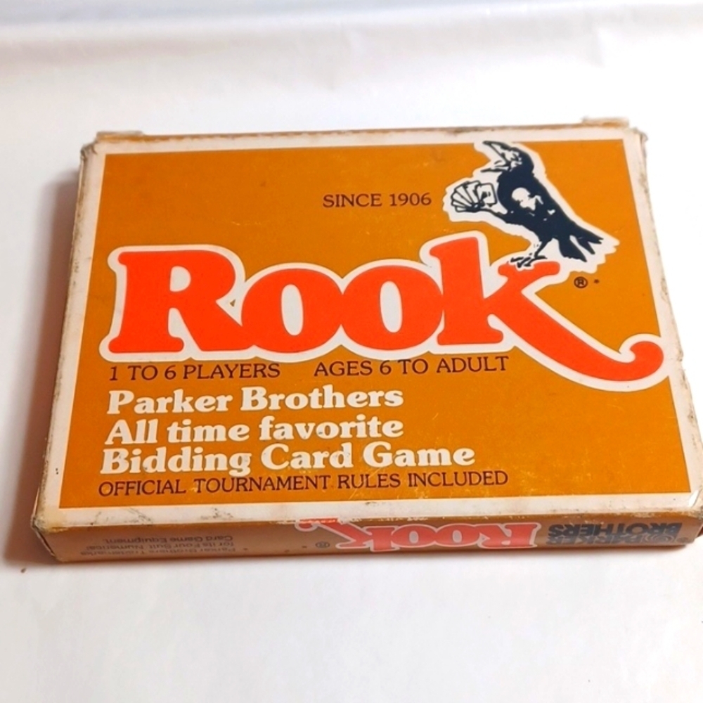 Parker Brothers ROOK BIDDING CARD GAME RULES INCLUDED VINTAGE